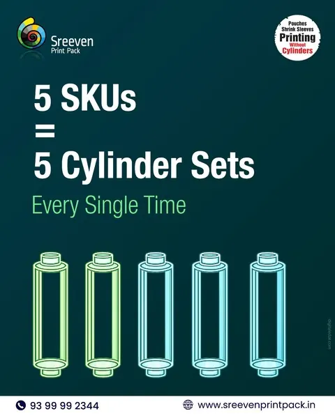 Sreeven cylinder-free printing creative